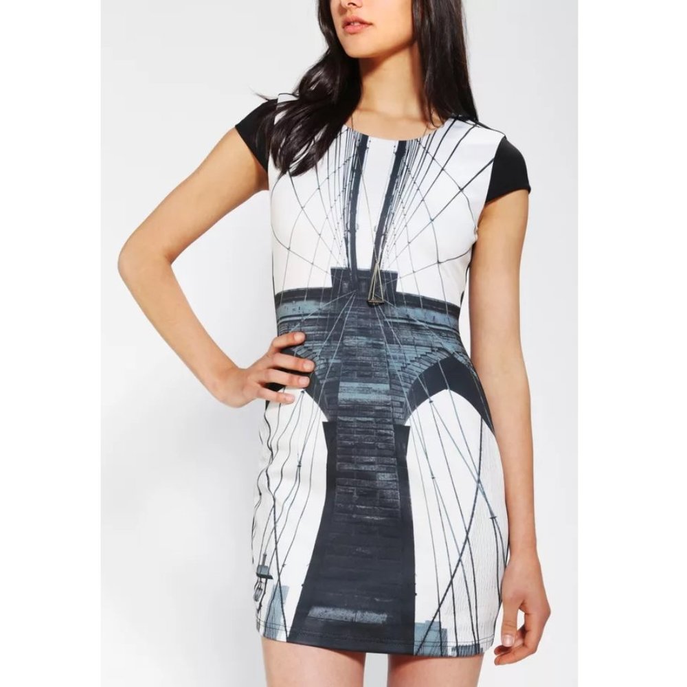 bluejuice Brooklyn Print Bodycon Dress